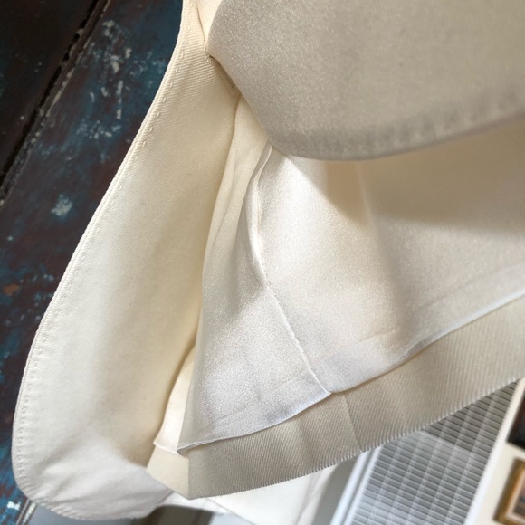 AKRIS Ivory Silk & Cashmere Blazer 14 - Picture 6 of 14